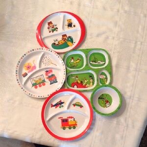 Colorful Kids' Plate Set